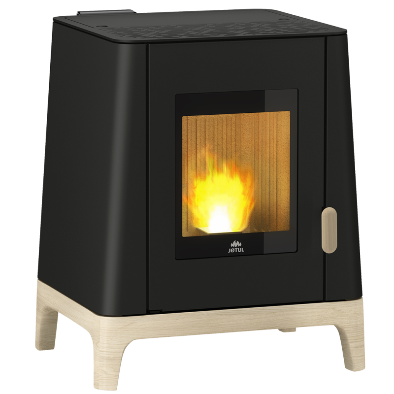 JOTUL PF501 NEGRA MATE Y CON PANELES LATERALES COLOR CORTEN(wifi)