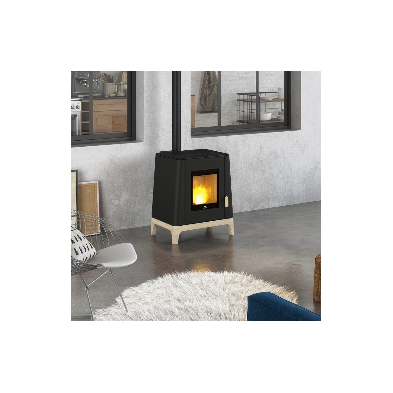 JOTUL PF501 NEGRA MATE Y CON PANELES LATERALES COLOR CORTEN(wifi)