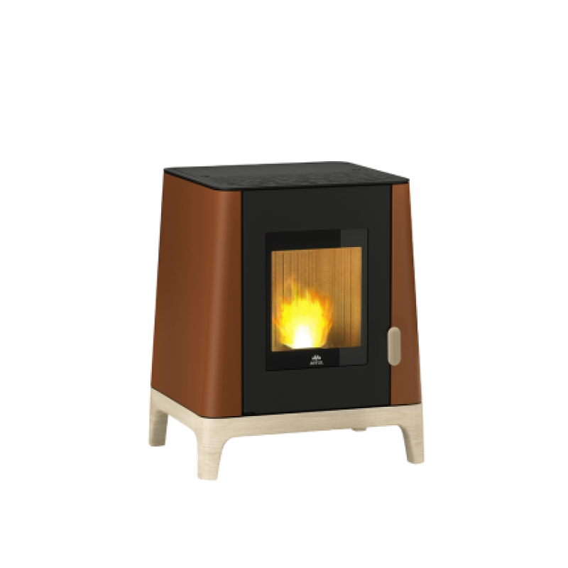 JOTUL PF501 NEGRA MATE Y CON PANELES LATERALES COLOR CORTEN(wifi)