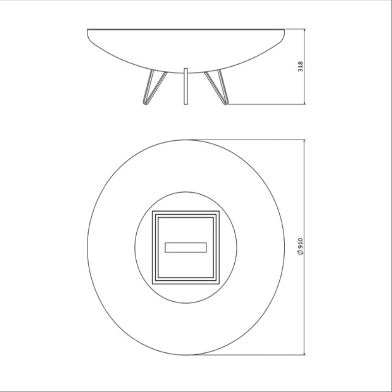 BRASERO FLAT BIOETANOL