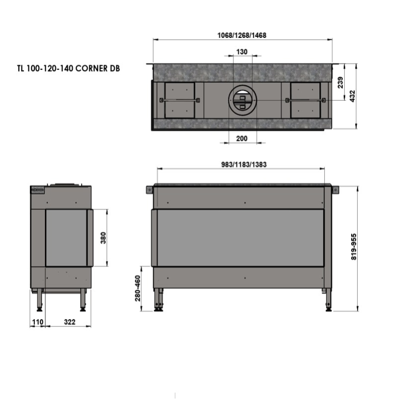 TRIMLINE 100 CORNER